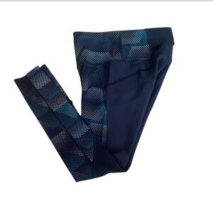 Athleta Blue Colorblock Women’s Leggings Size XS